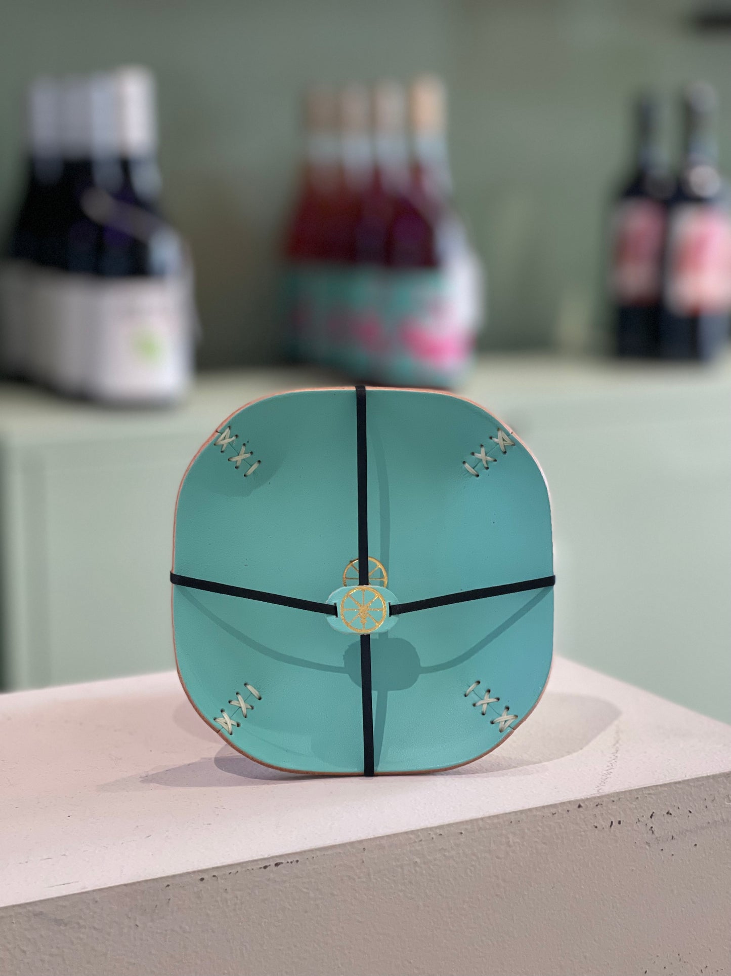 Tykhe Leather Trays (Set of 2)