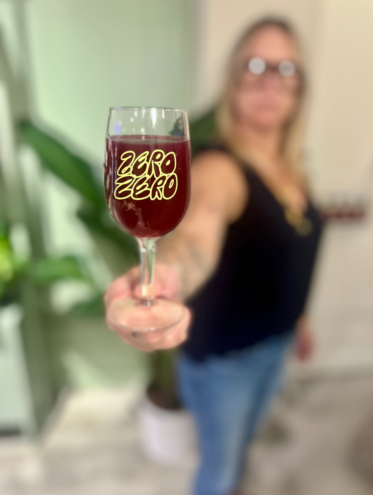 Bubble Letter Glass 6.5oz