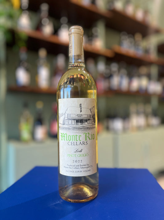 Monte Rio Cellars Pinot Grigio, Lodi 2022